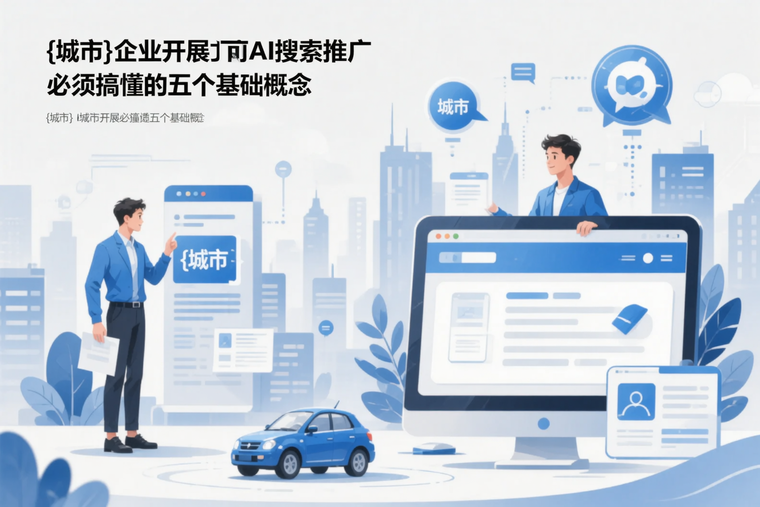 胡杨河企业开展AI搜索推广前必须搞懂的五个基础概念