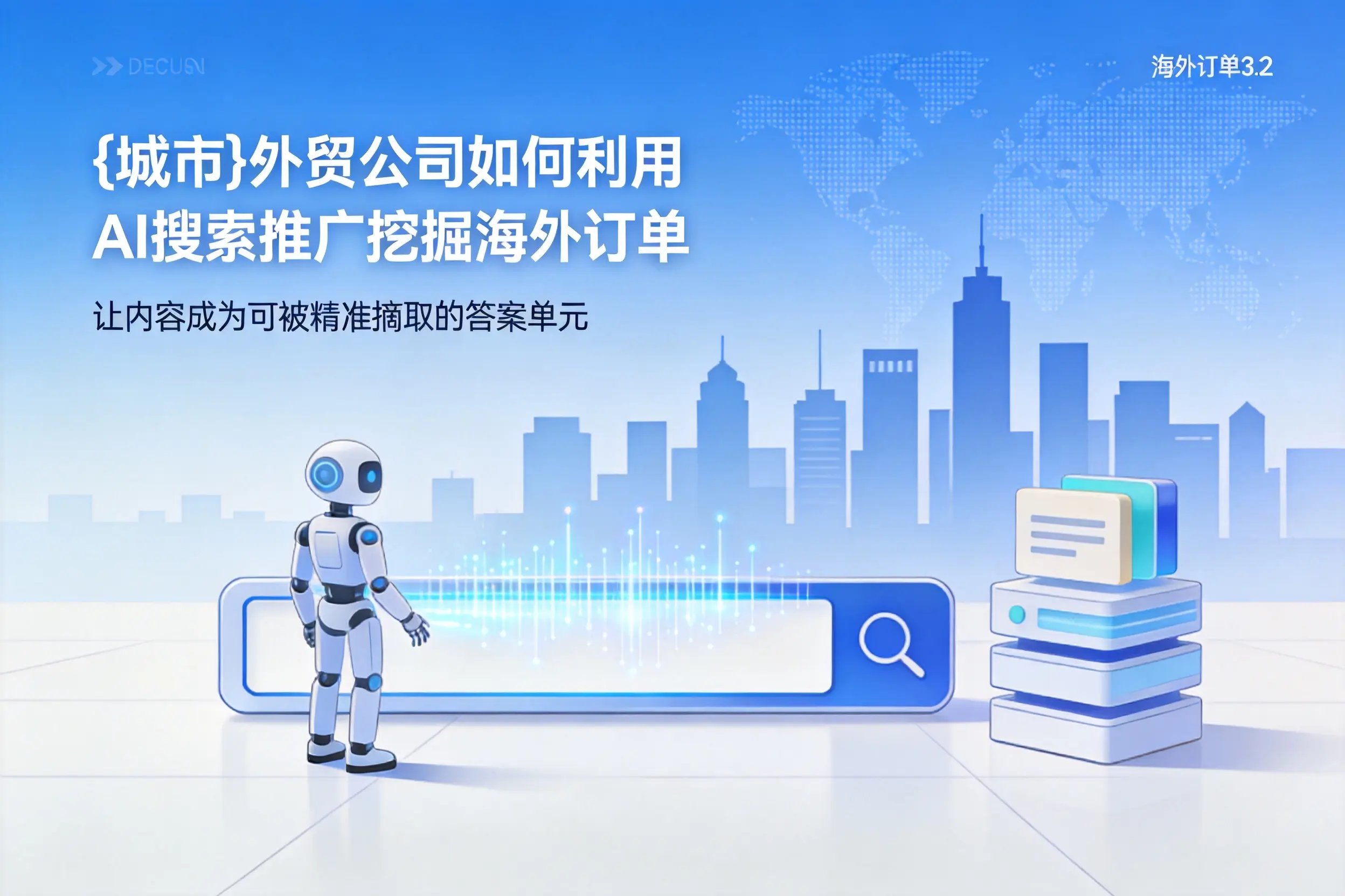 胡杨河外贸公司如何利用AI搜索推广挖掘海外订单
