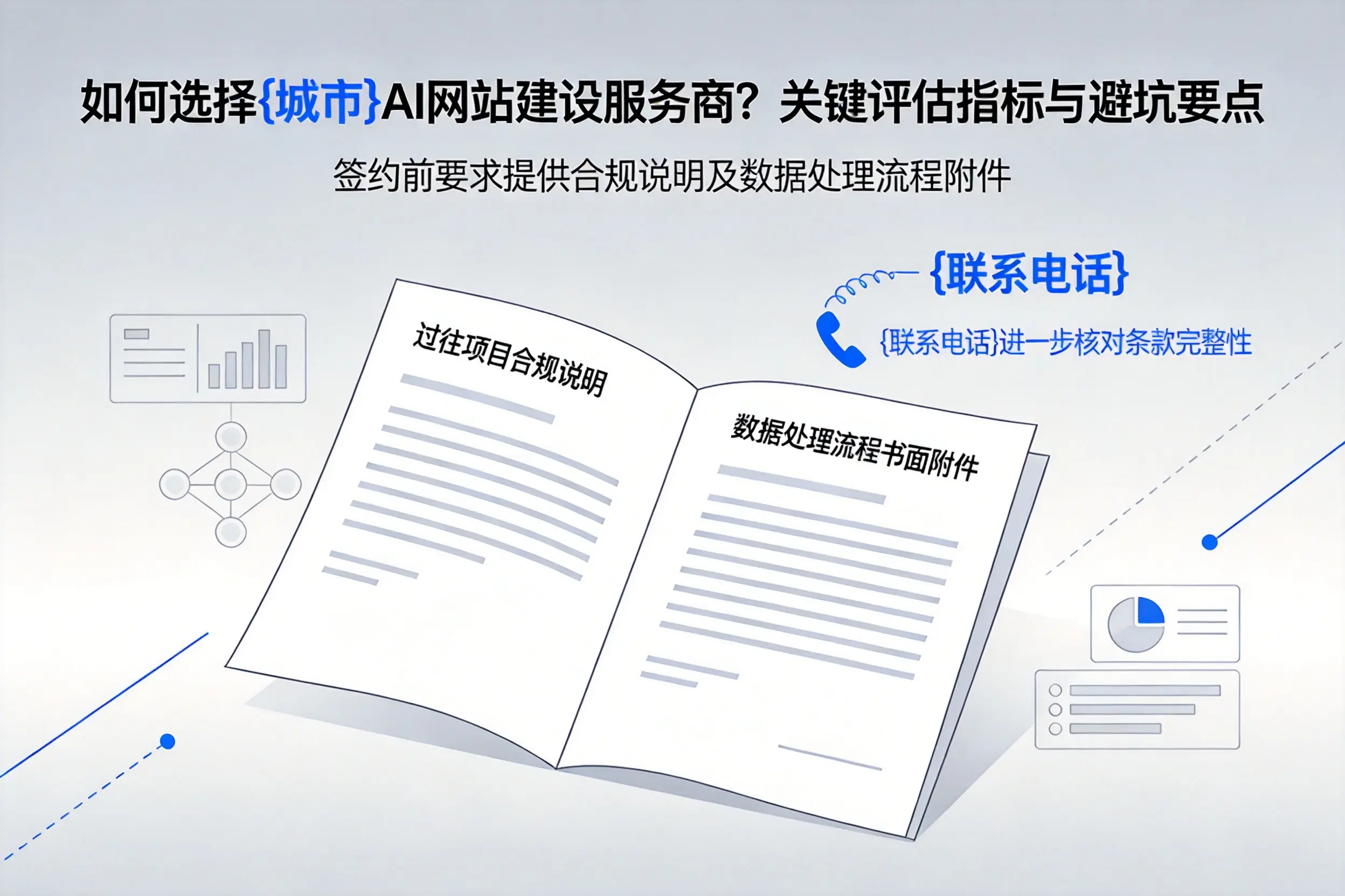如何选择胡杨河AI网站建设服务商?关键评估指标与避坑要点