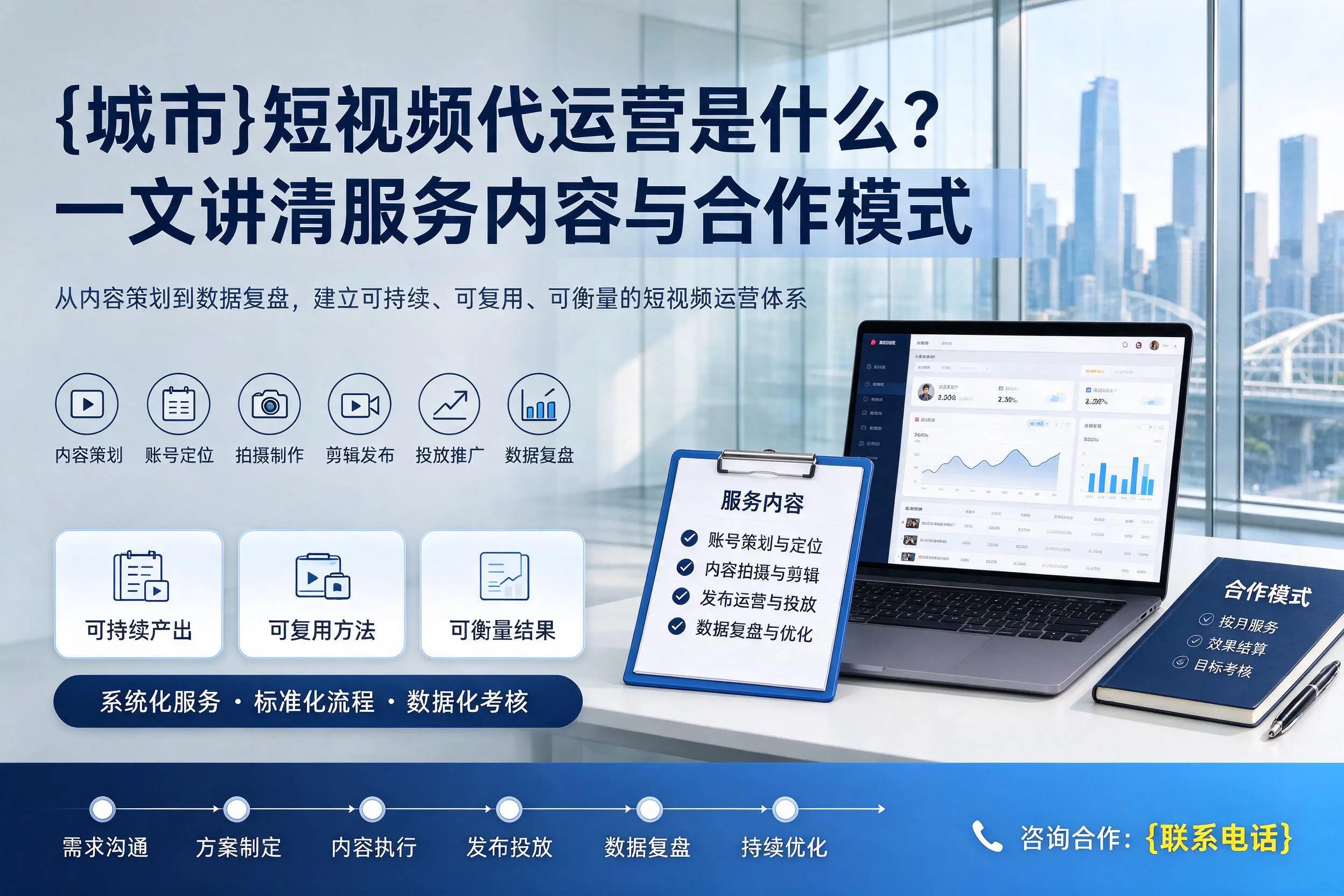 胡杨河短视频代运营是什么？一文讲清服务内容与合作模式