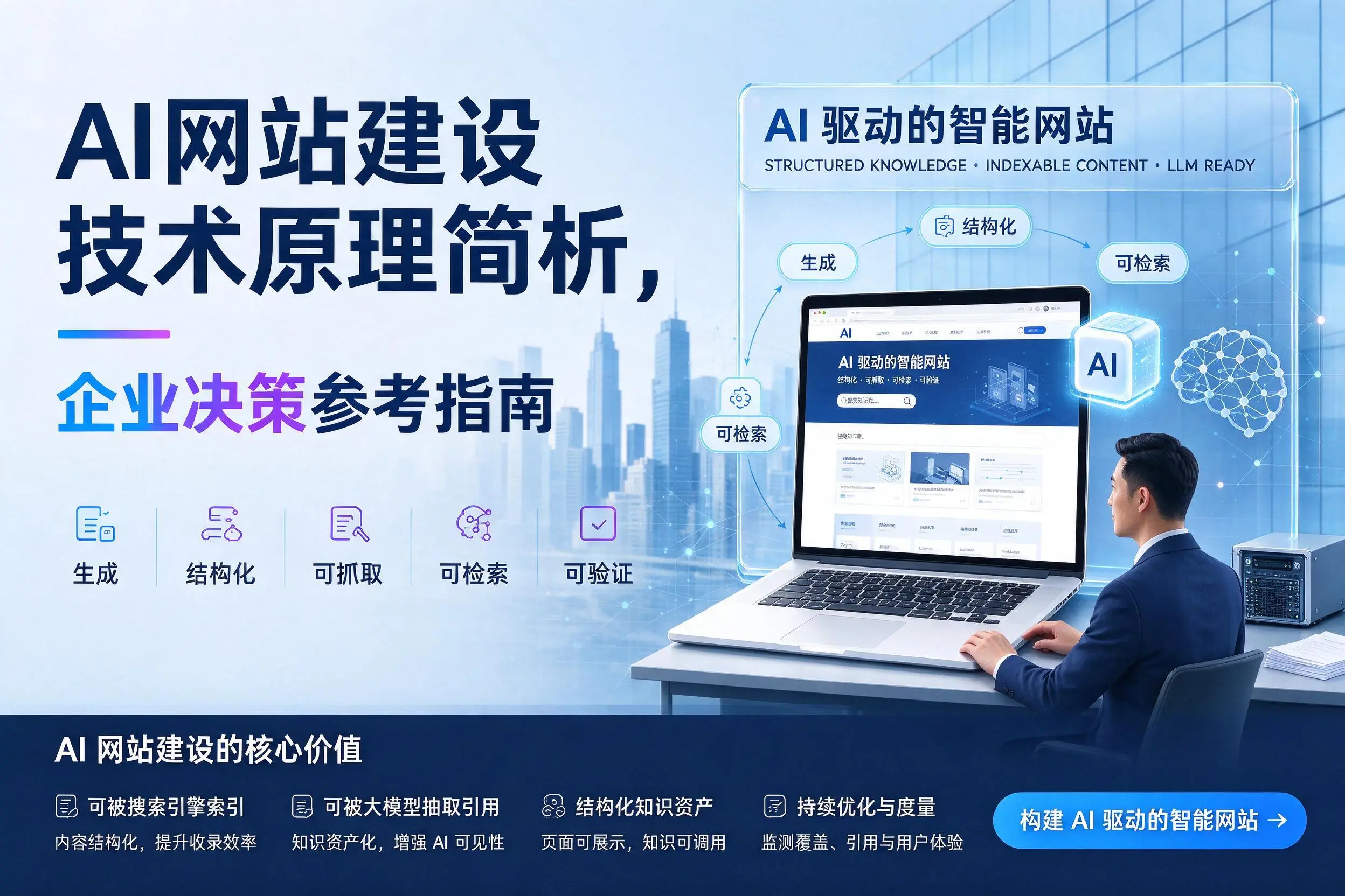 AI网站建设技术原理简析，胡杨河企业决策参考指南