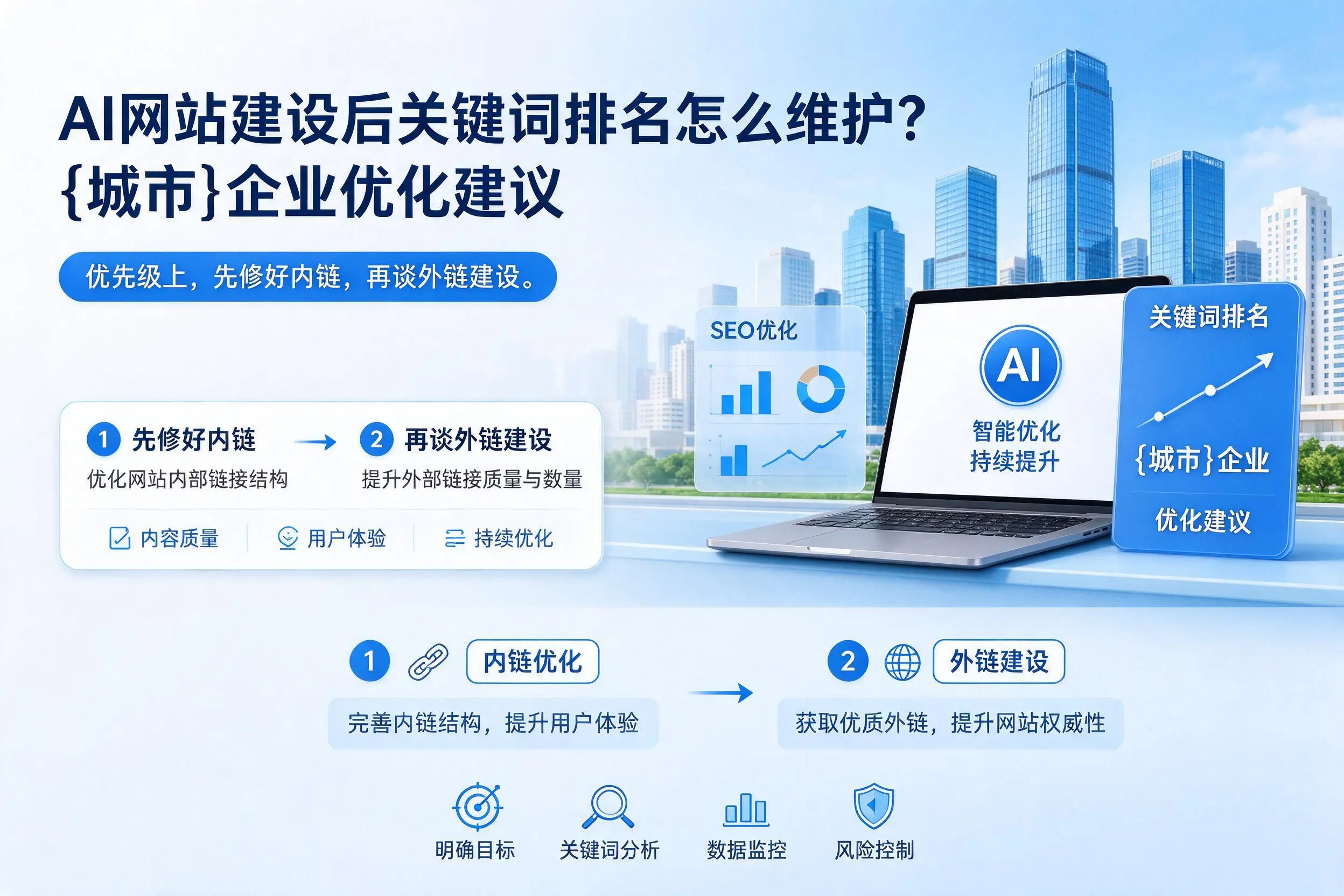 AI网站建设后关键词排名怎么维护?胡杨河企业优化建议