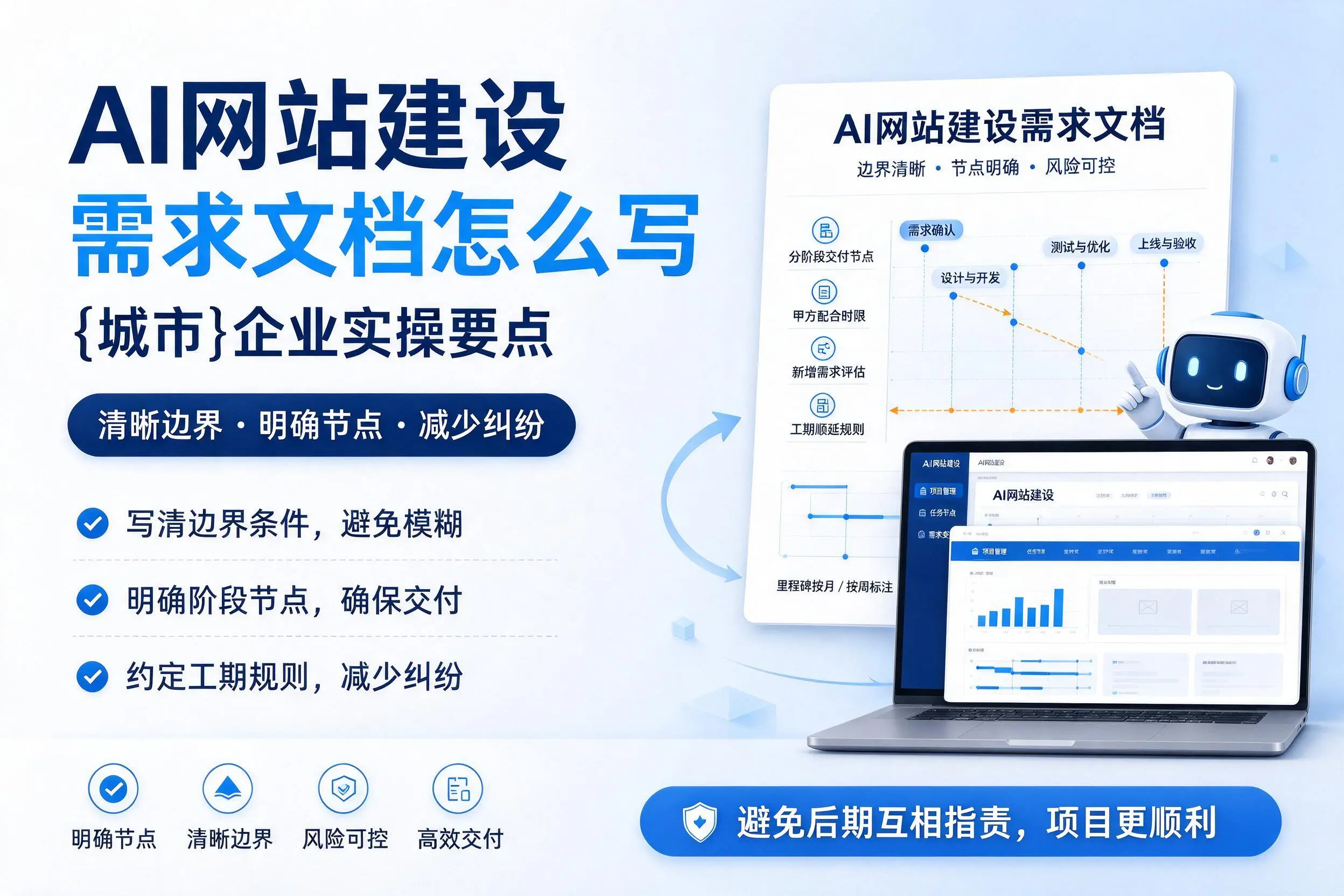 AI网站建设需求文档怎么写，胡杨河企业实操要点